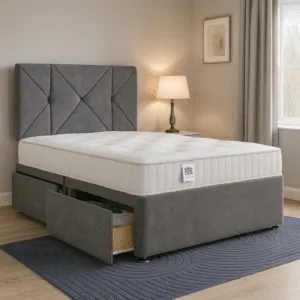 Hampshire Divan Bed Set with Headboard