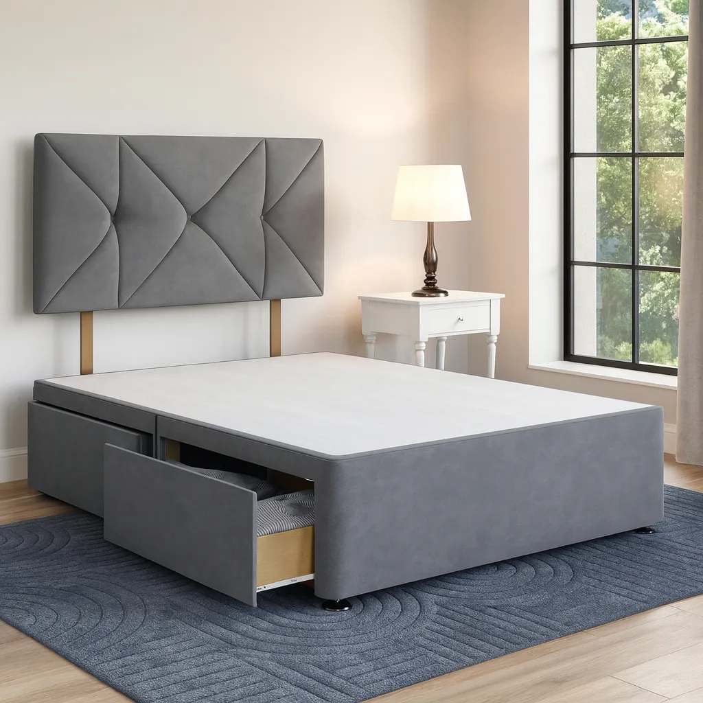 Hampshire Divan Bed Set with Headboard - Image 2