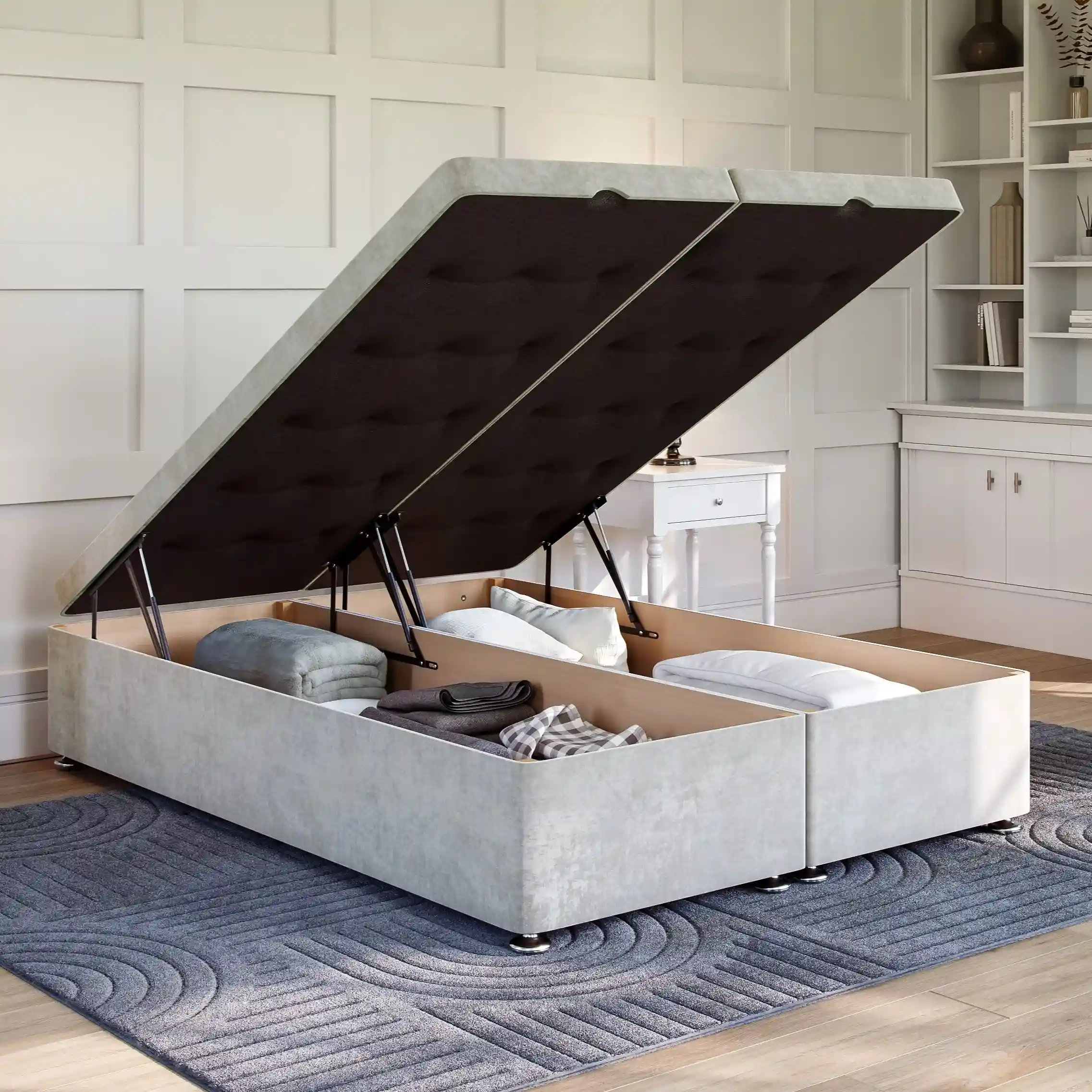 Grace Luxury End Lift Ottoman Divan Bed Base