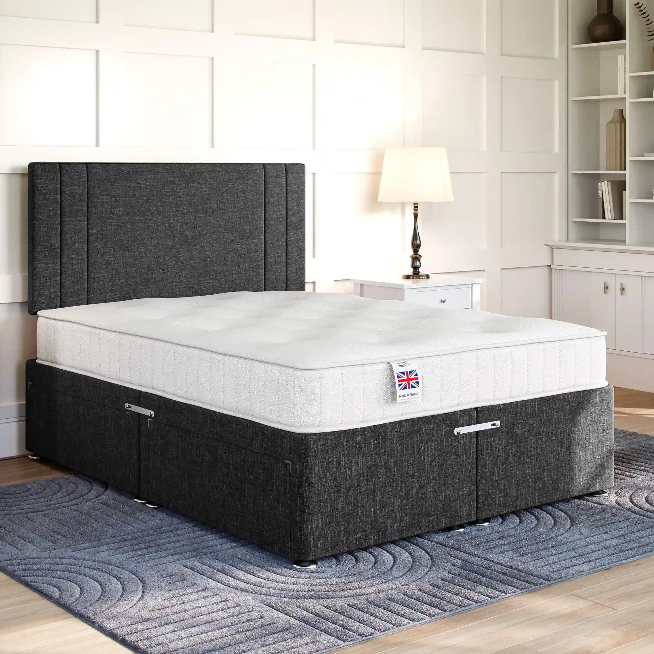 Split Platform Top Divan Bed Base Only - Image 3