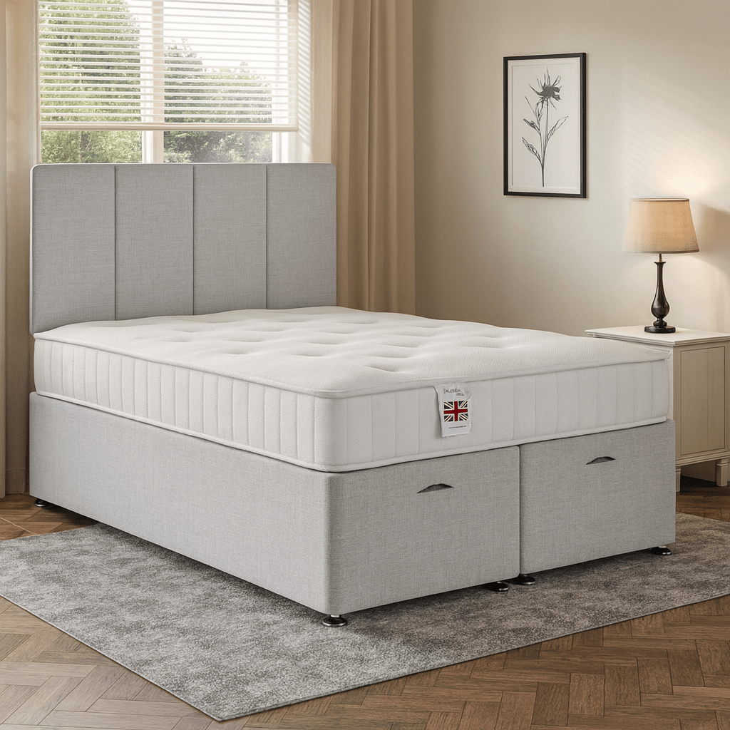 Arizona Divan Ottoman Bed Set with Headboard