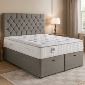 Chelsea Divan Ottoman Bed Set with Floor Standing Headboard