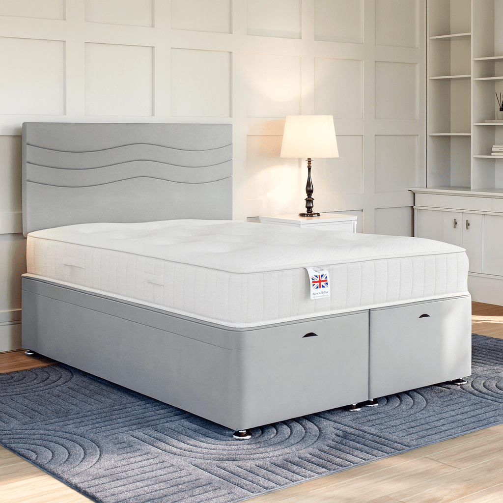 Oxford Divan Ottoman Bed Set with Standard Headboard