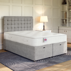 Vegas Divan Ottoman Bed Set with Standard Headboard