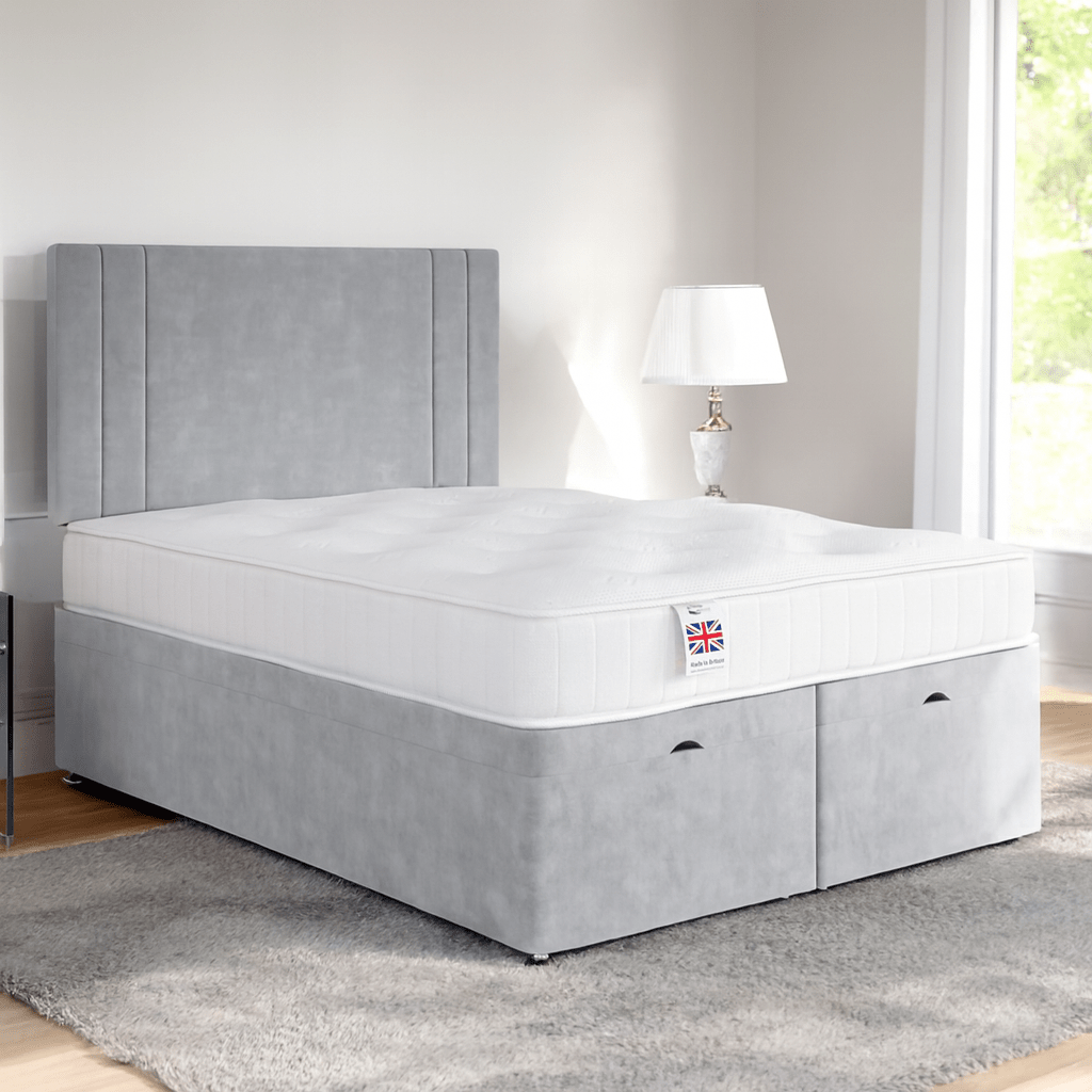 Venice Divan Ottoman Bed Set with Standard Headboard