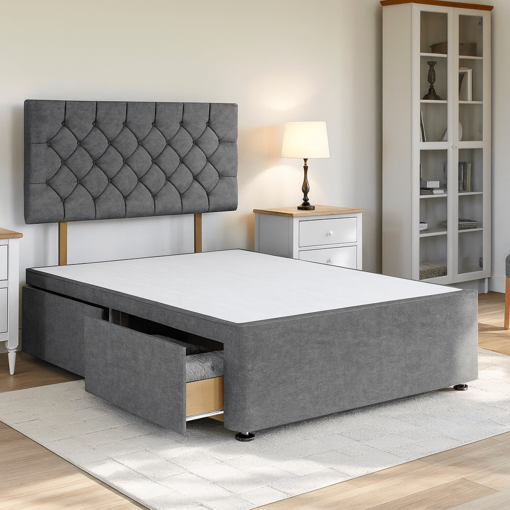 Cheshire Divan Bed Set with Headboard - Image 2