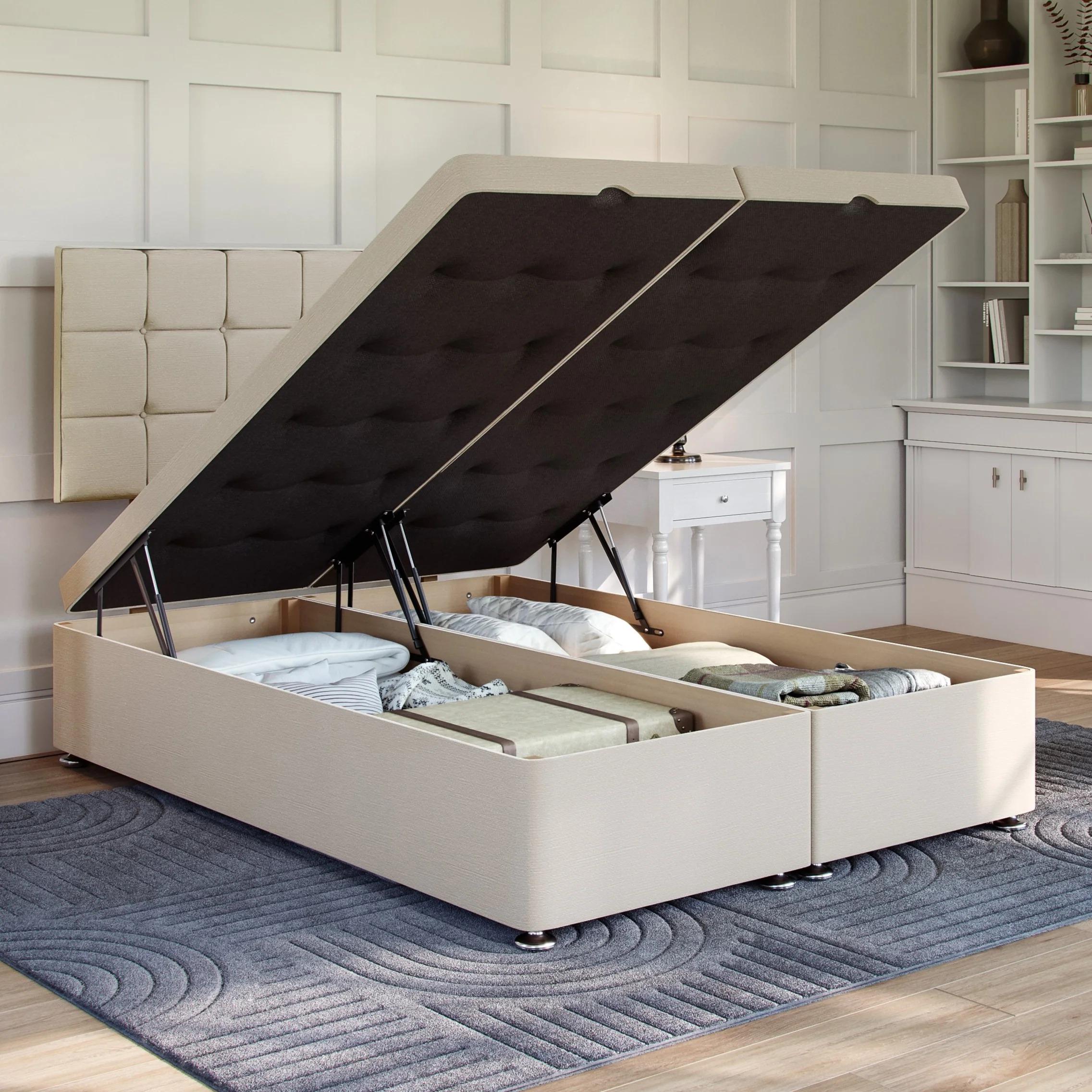 Brighton Divan Ottoman Bed Set with Standard Headboard - Image 2