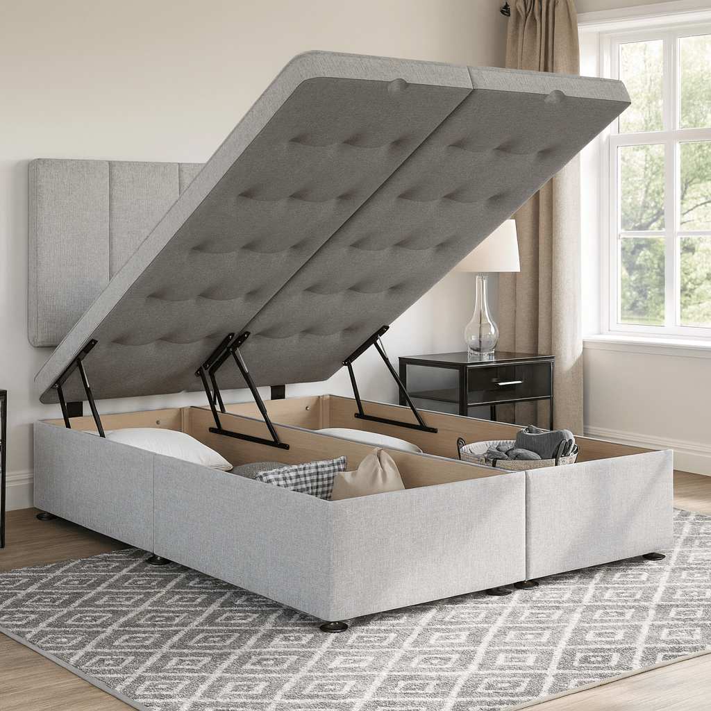 Arizona Divan Ottoman Bed Set with Headboard - Image 2