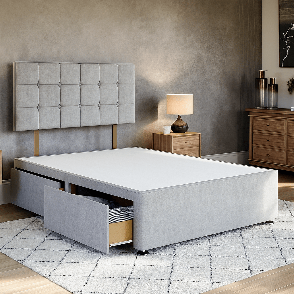 Brighton Divan Bed Set with Headboard - Image 2