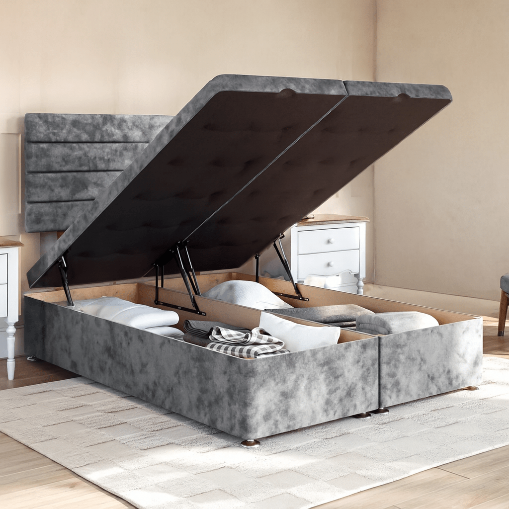 Paris Divan Ottoman Bed Set with Standard Headboard - Image 3