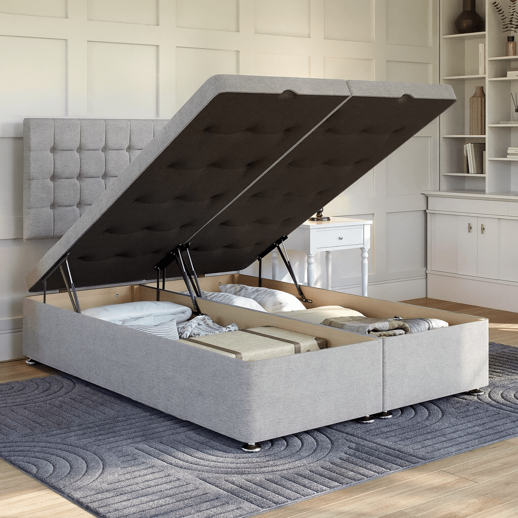 Vegas Divan Ottoman Bed Set with Standard Headboard - Image 2