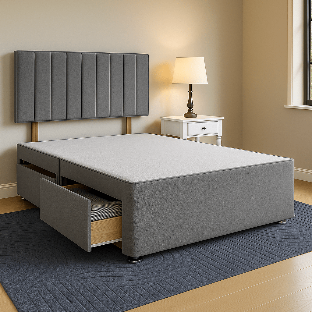 Florida Divan Bed Set with Headboard - Image 2