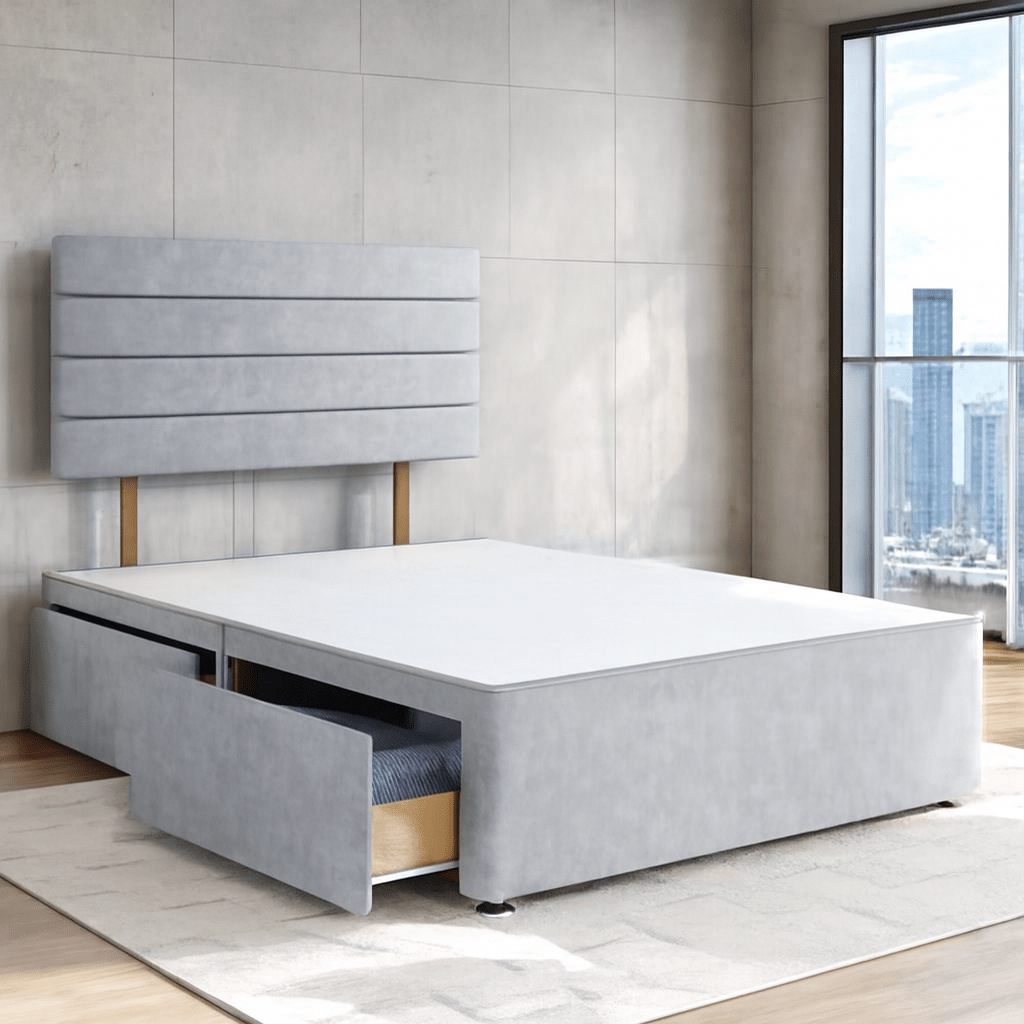 Paris Divan Bed Set with Headboard - Image 2