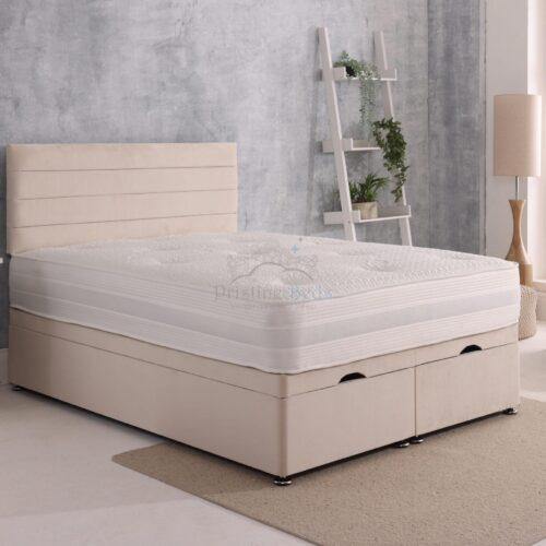 Paris Divan Ottoman Bed Set with Standard Headboard