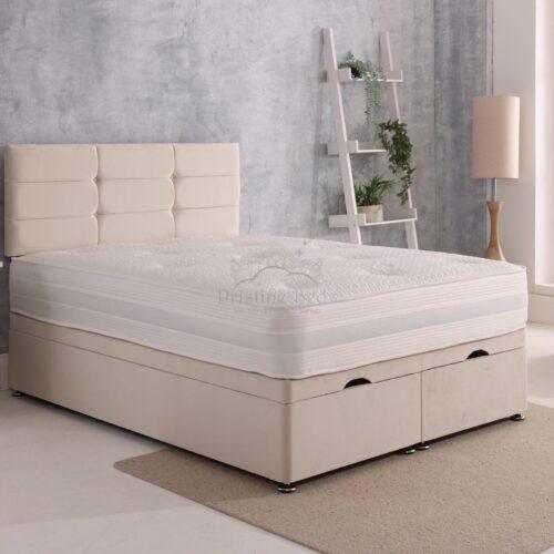 Rome Divan Ottoman Bed Set with Standard Headboard