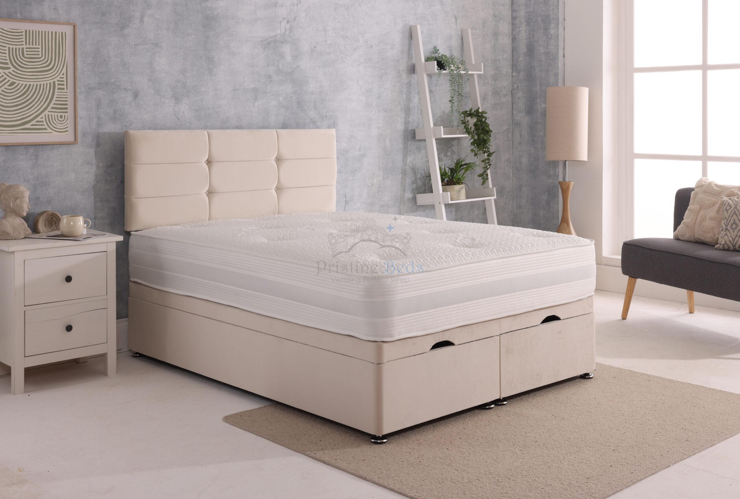 Rome Divan Ottoman Bed Set with Standard Headboard