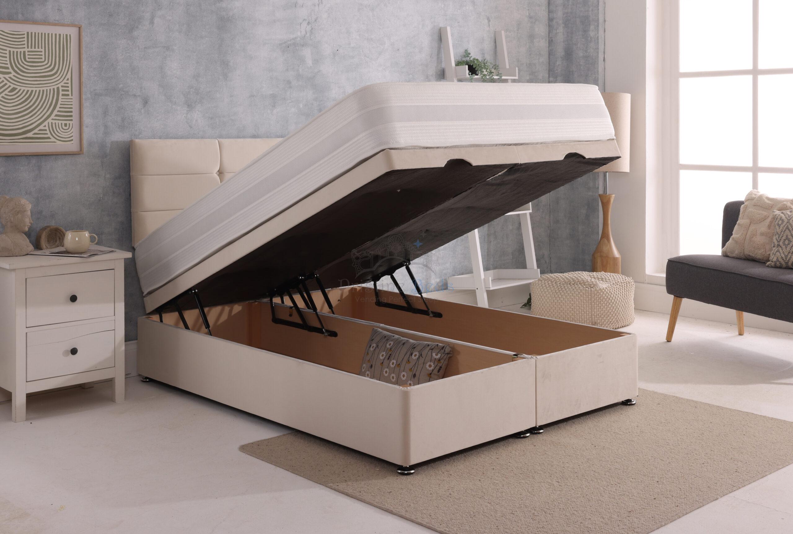 Rome Divan Ottoman Bed Set with Standard Headboard - Image 2