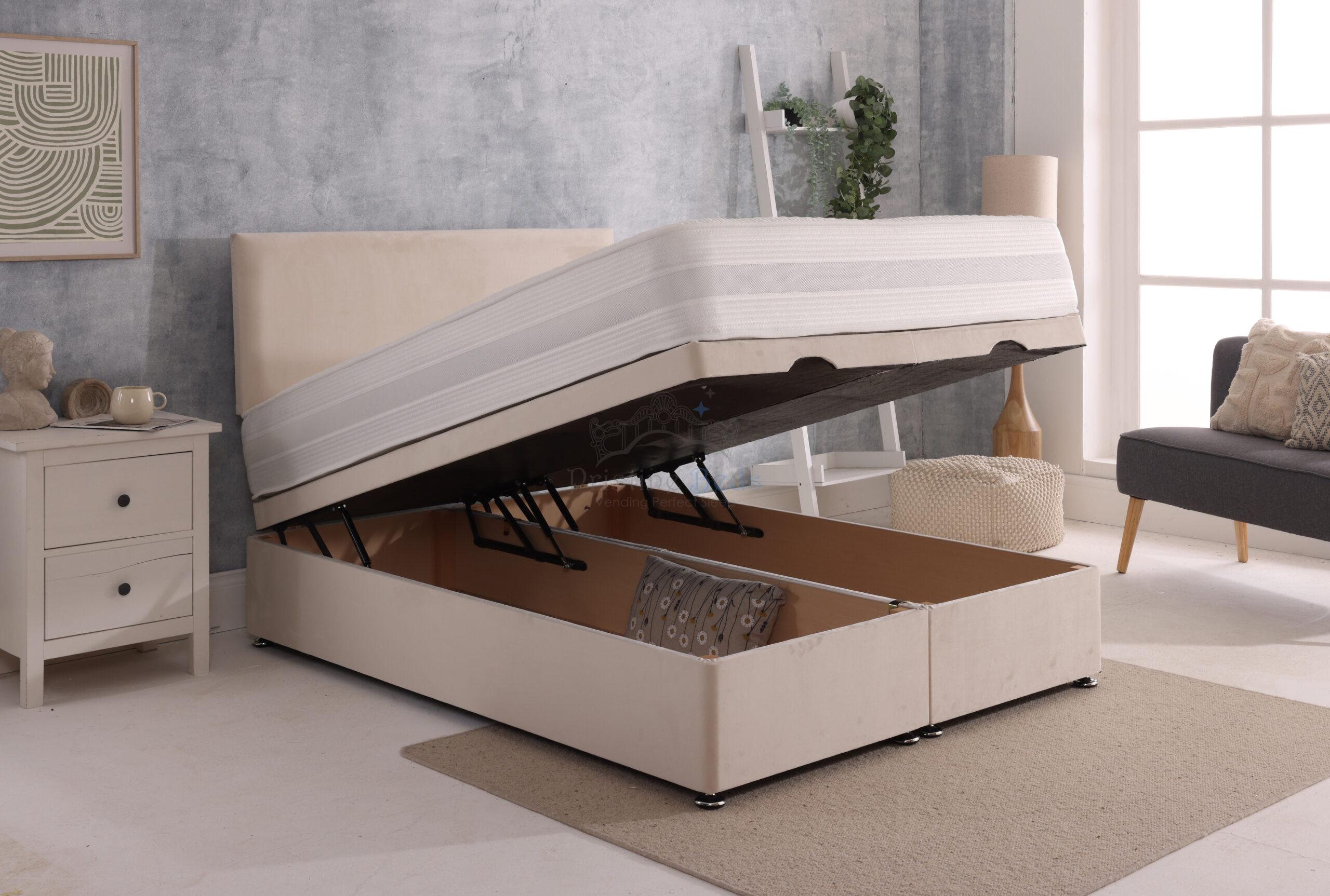 Sicily Divan Ottoman Bed Set with Standard Headboard - Image 2