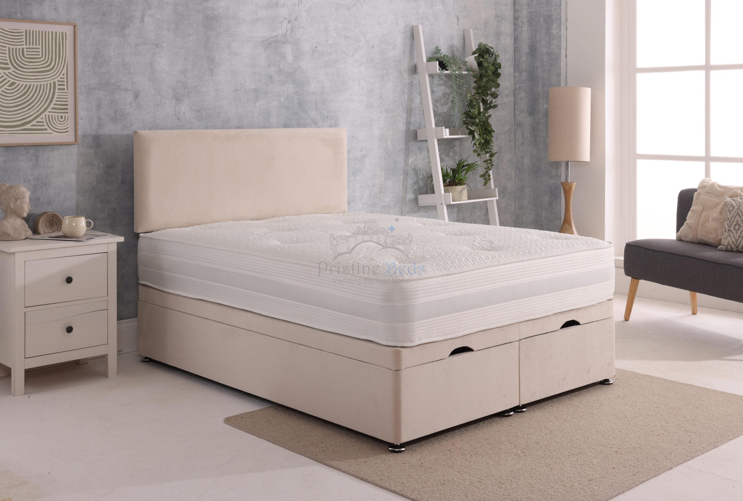 Sicily Divan Ottoman Bed Set with Standard Headboard