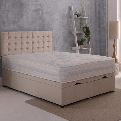 Vegas Divan Ottoman Bed Set with Standard Headboard