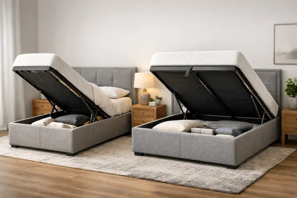 Side Lift vs End Lift Ottoman Bed Explained